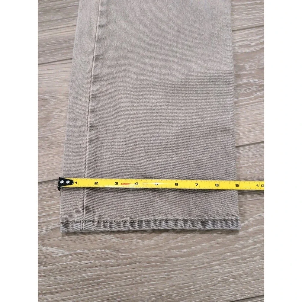 LEVI'S 501 RARE PEWTER COLOR BUTTON FLY DENIM JEANS MEN'S 38X30 EGYPT EUC